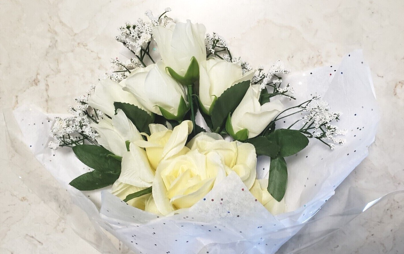 Artificial Floral Bouquet Handmade Variety for Graduations, Mother’s Day, Gift..