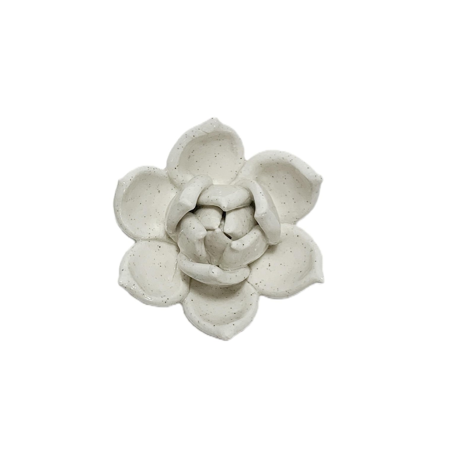 Ceramic Flower Wall Art Decor, Artificial Flower Wall Sculpture,Handmade Cera…