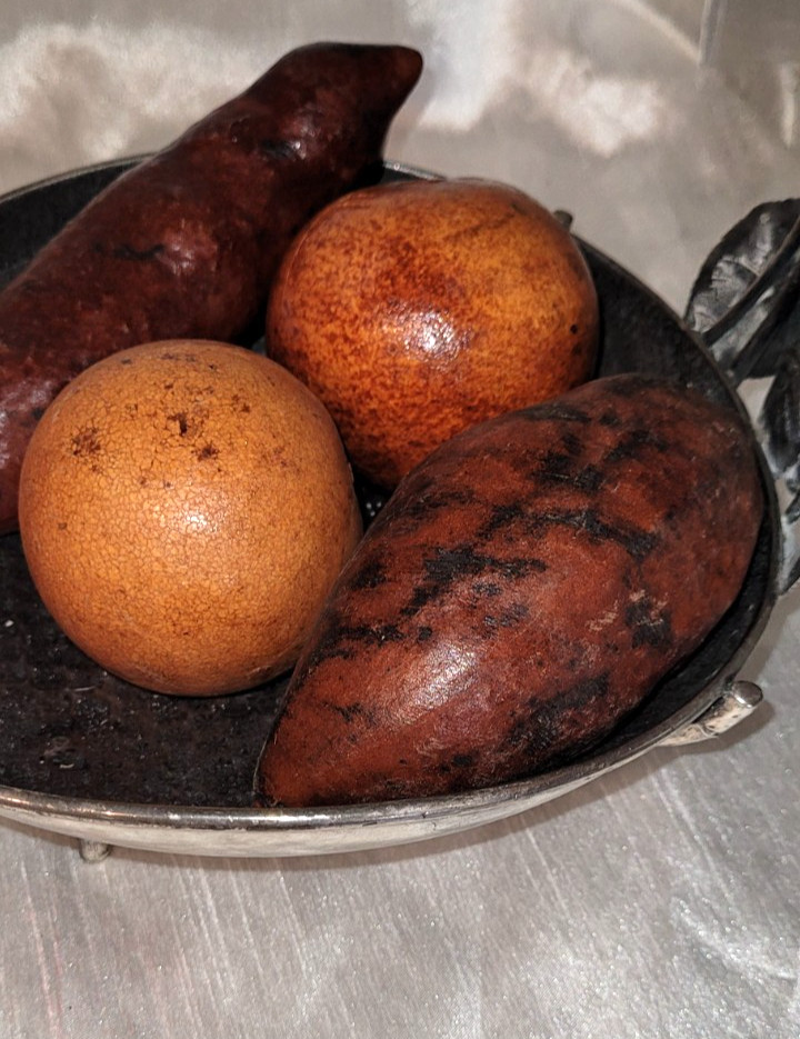 Decorative Natural Dried Tropical Seed Pods Set Of 4 Rustic Bowl Filler