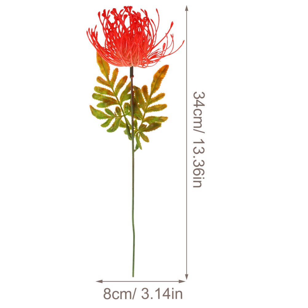 Red Reusable Plastic Lily Flower Picks for Home and Event Decoration
