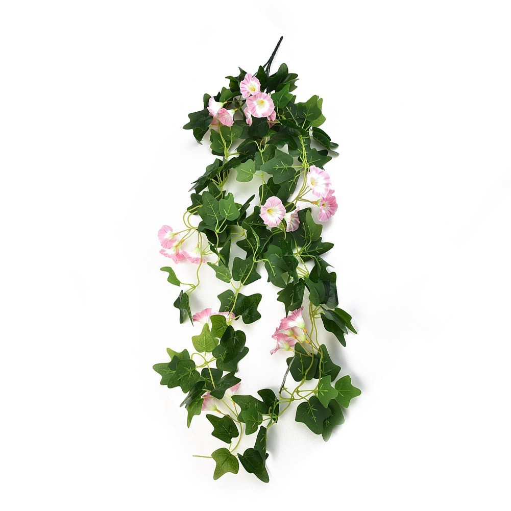 1PCS Artificial Fake Hanging Silk Plastic Flowers Vine Plant Garden Decoration