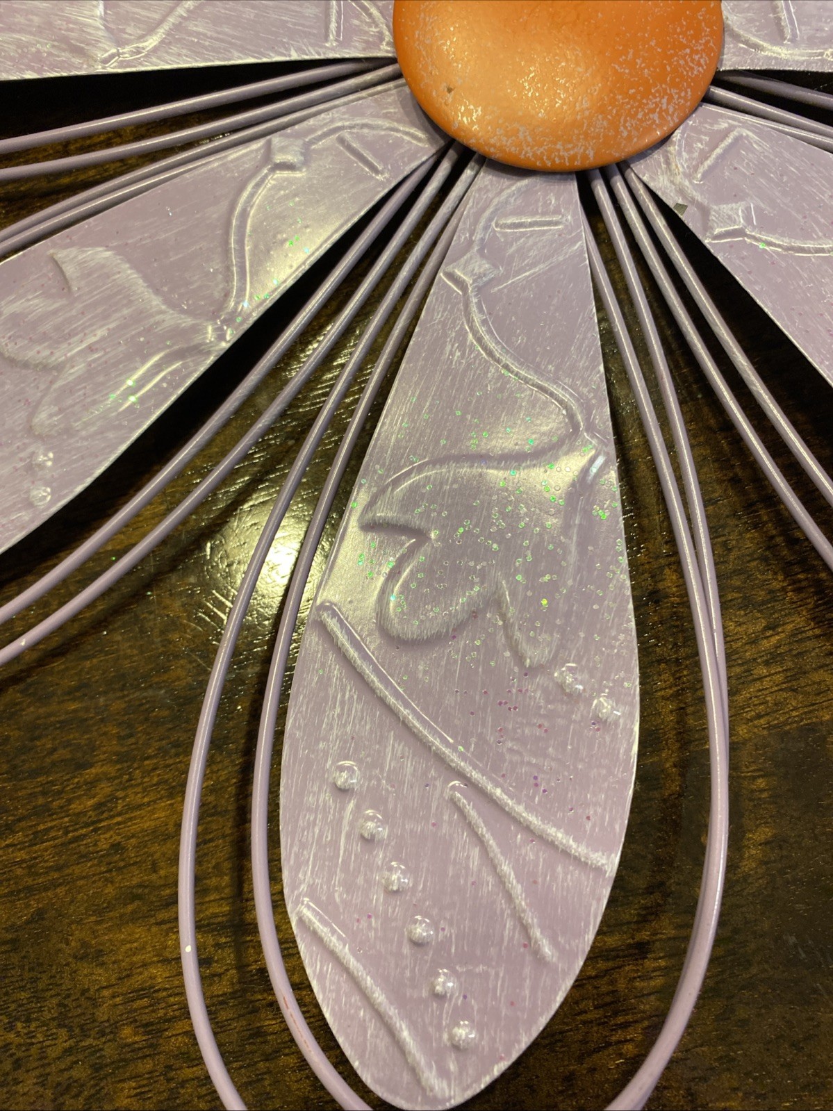 Purple Hanging Daisy Flower Decorative Piece