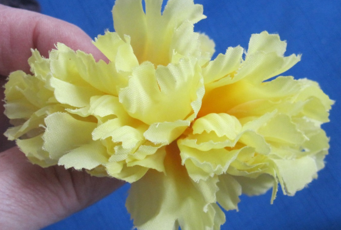 #2 Lot-12 Layers Used Silk Flower Petals 3.5-5″ Brads Multiple Colors Sizes