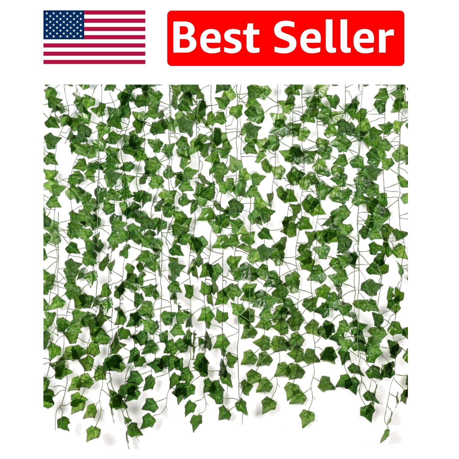 84 Feet of Lifelike Artificial Ivy Vines – 12 Pack Home Decor for Any Occasion