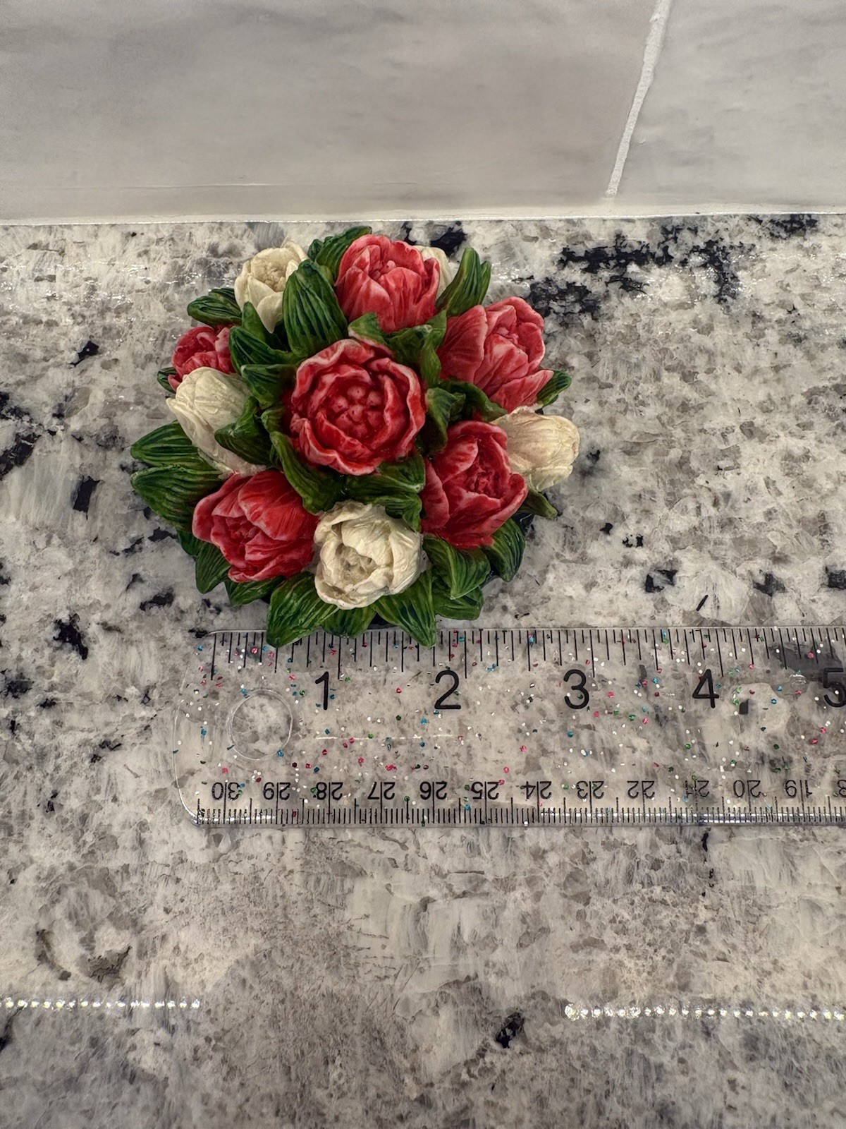 ceramic tulip votive topper from the Fitz Floyd “Forever in Bloom” collection