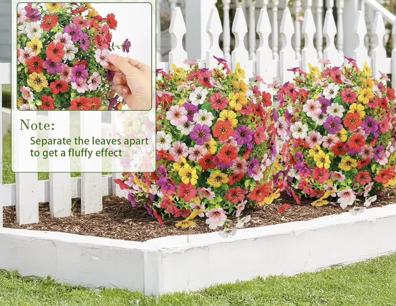 Outdoor UV Resistant Artificial Flowers-Multi Colored Artificial Flowers