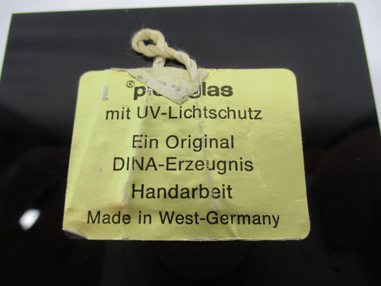 Vtg Lucite Pressed Dried Flowers DINA-Brilliant #1710 10×7 cm W. Germany Picture