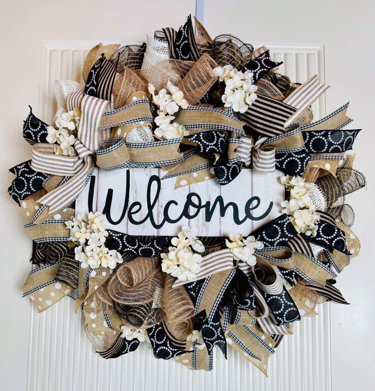 Everyday Wreath Front Door – Hydrangea Wreath, Farmhouse Wreath for Every Season