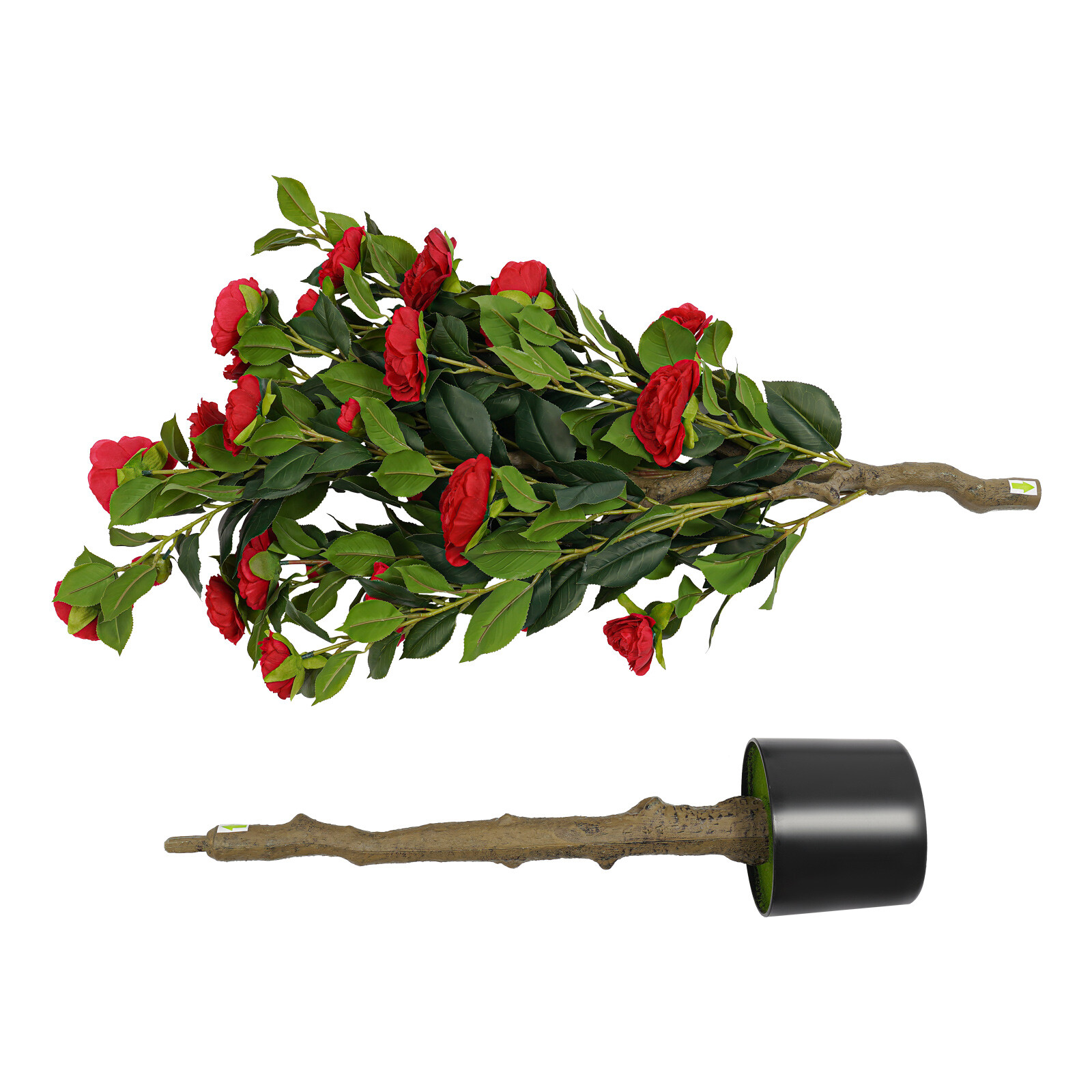 59in Artificial Camellia Tree Modern Home Decor (indoor/outdoor). Retail $65.08