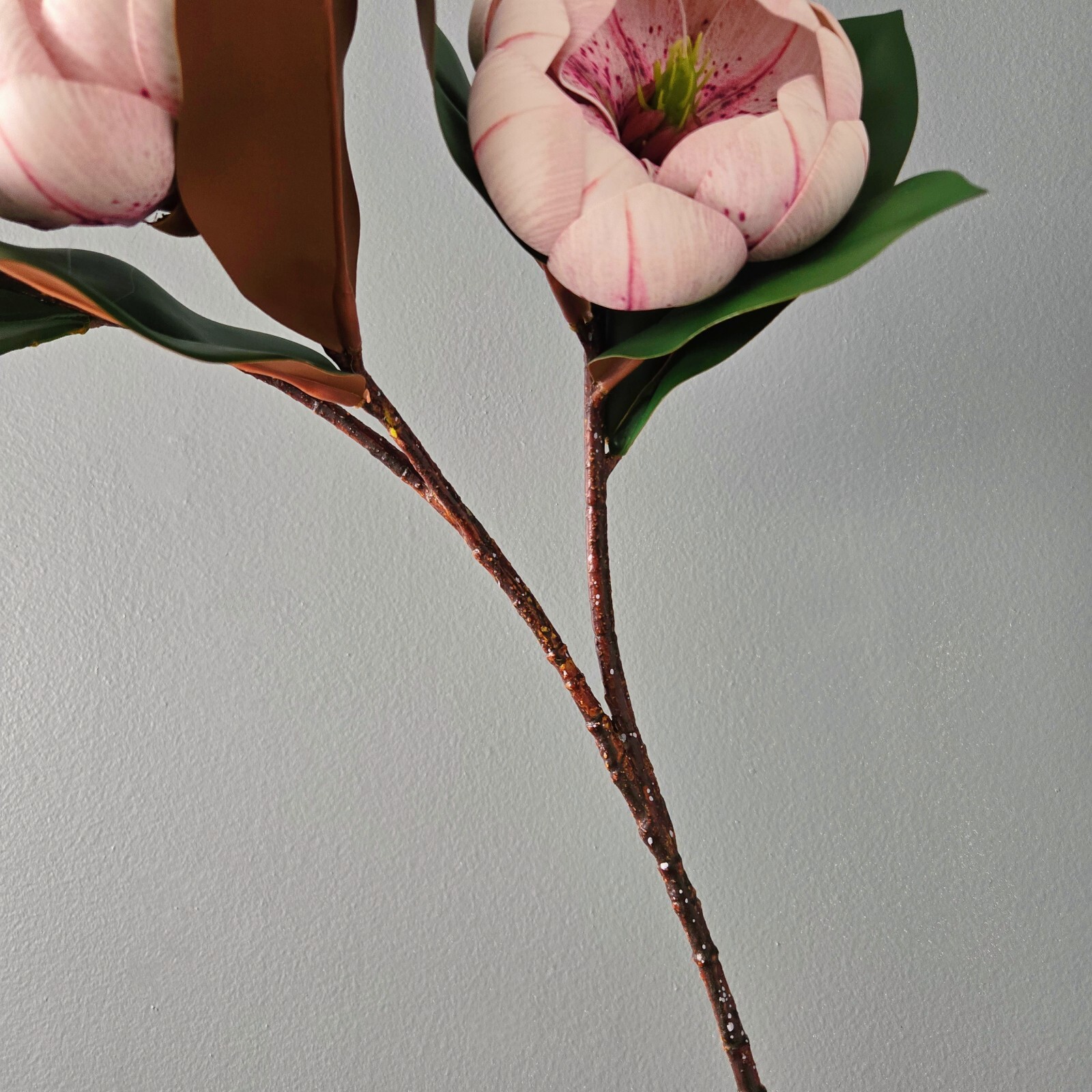 3PC artificial Lotus flowers- each with 3 large blooms lifelike elegant décor