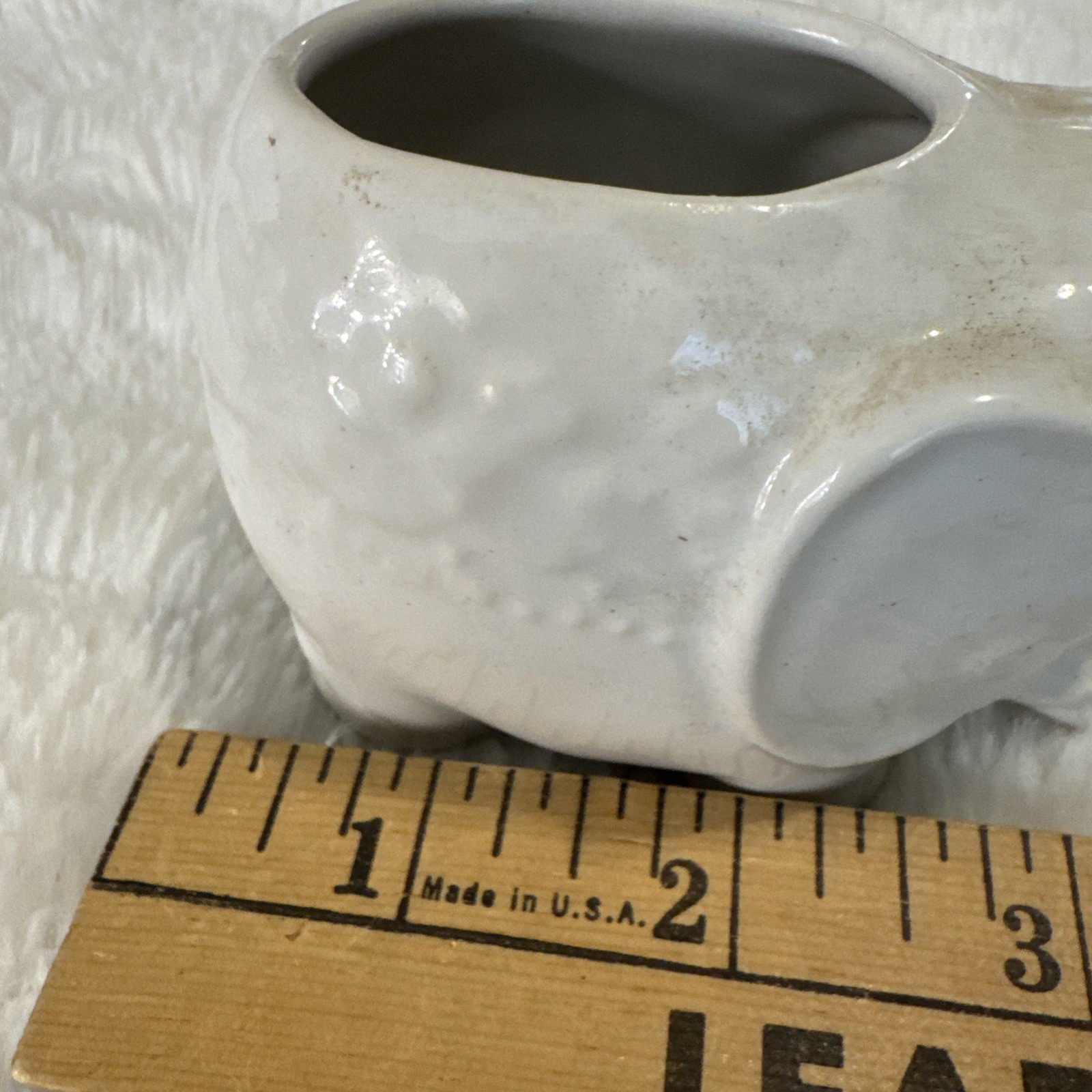 Elephant Succulent small Planter Shaped Pot Decor Home Office Desk nursery WHITE