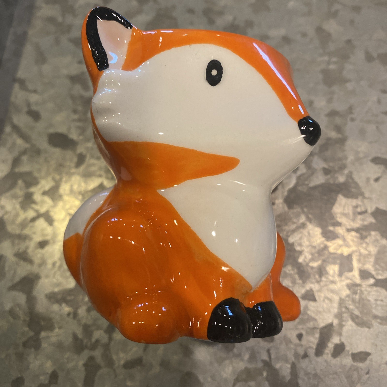 Fox Cute Baby Animal Ceramic Succulent Flower Air plant Holder Pot- New