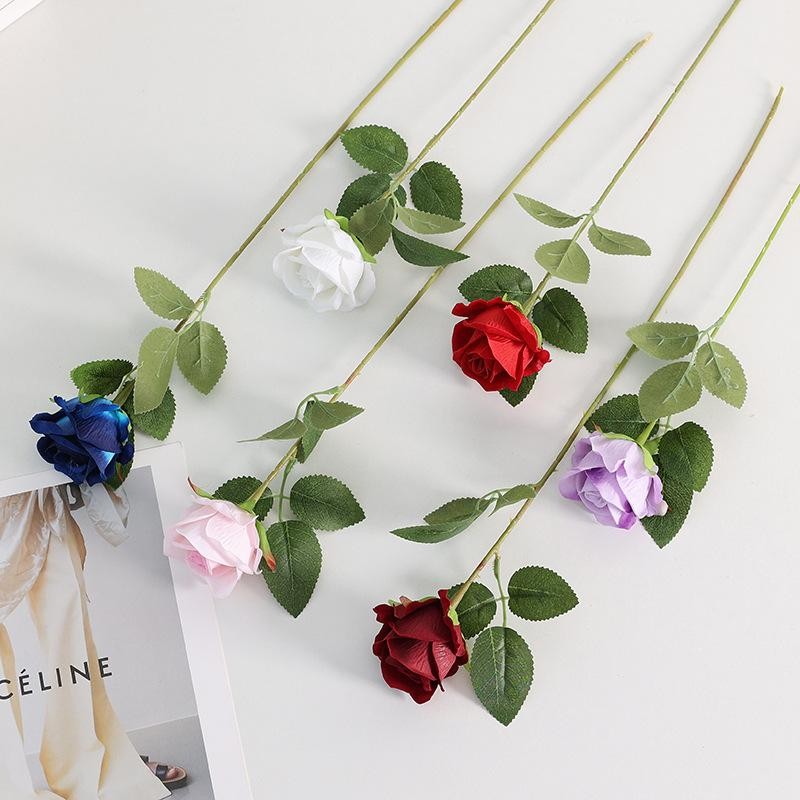 3-10× Red Roses Artificial Flowers Realistic Bouquet Home Decor Valentine Gifts
