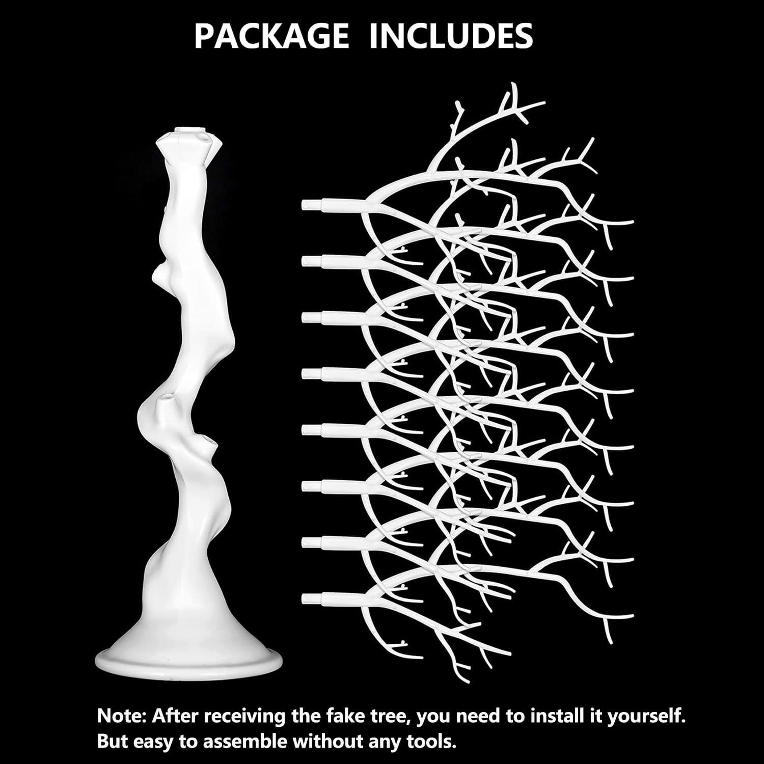 Tree Centerpieces for Weddings White 23In – Decorative Ornament Display Tree Fo