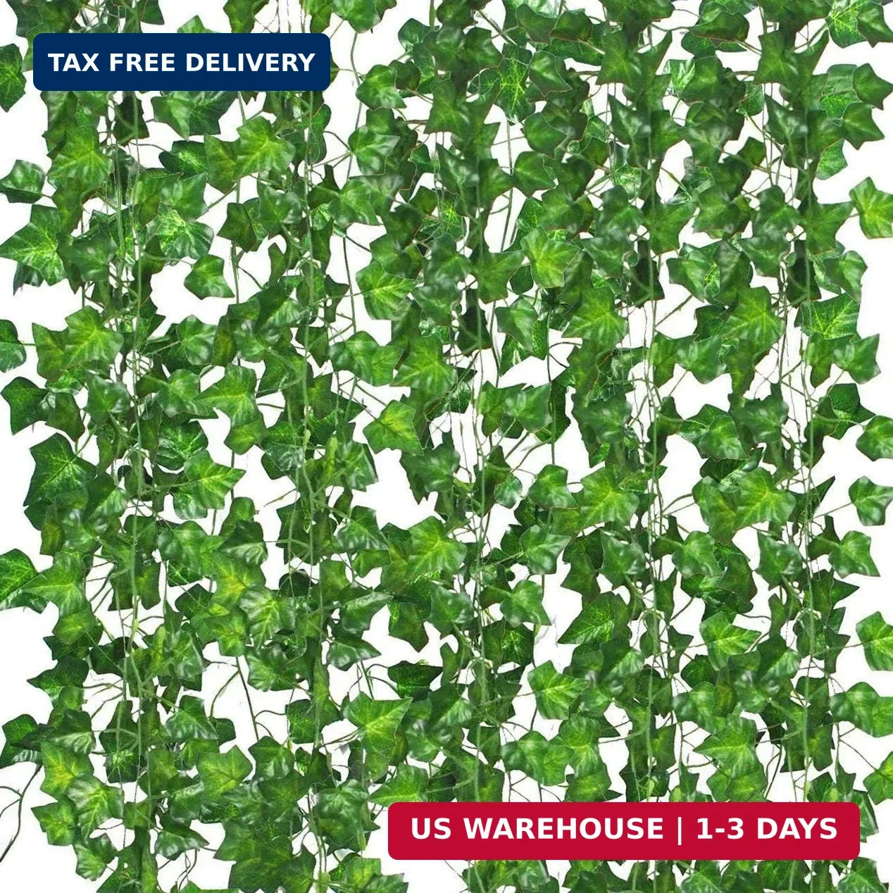 168 FT Artificial Ivy 24 Pack Ivy Vine Garland Ivy Leaves Greenery Garl