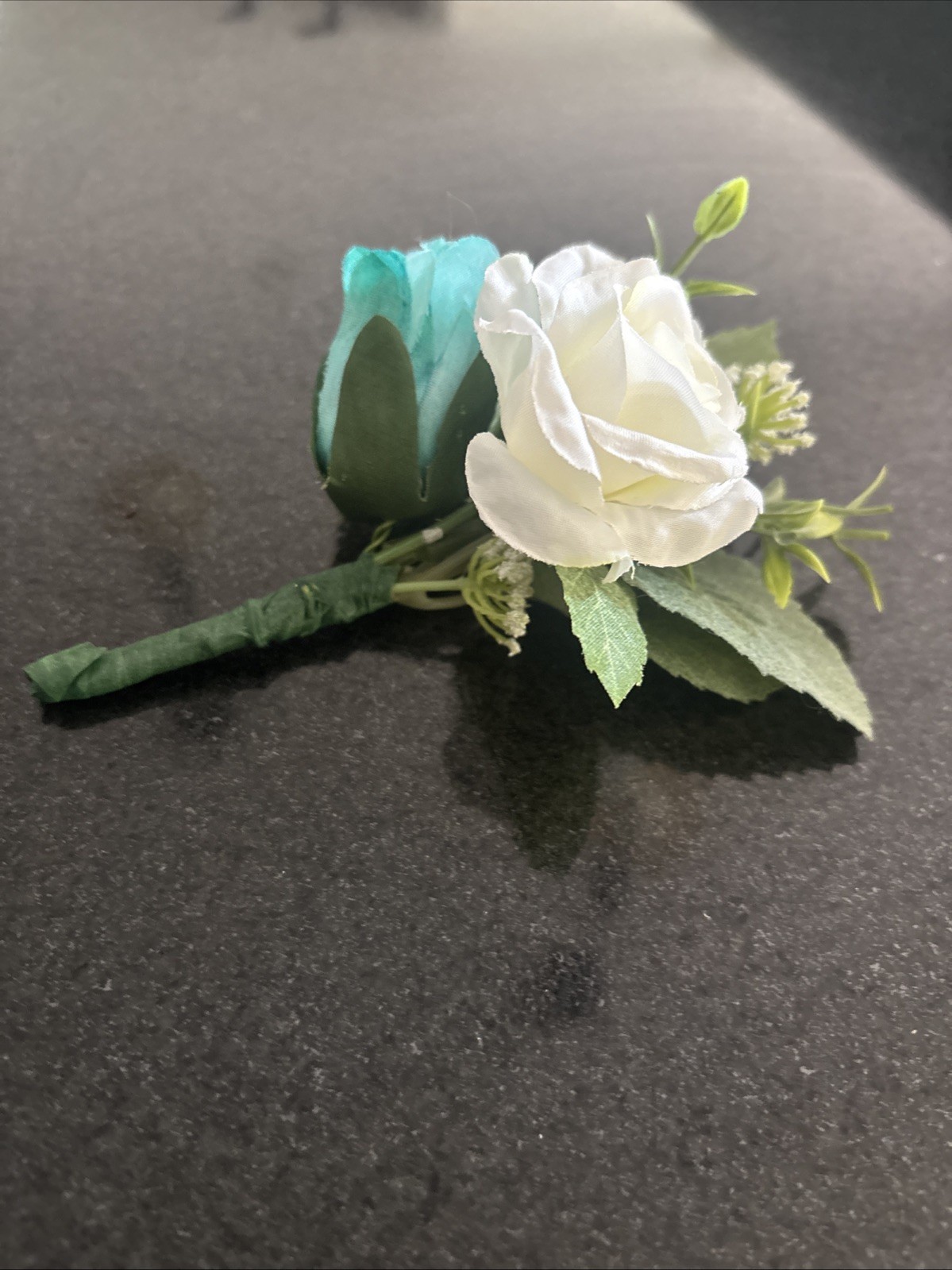 Artificial Flower For Special Occasion Teal And white