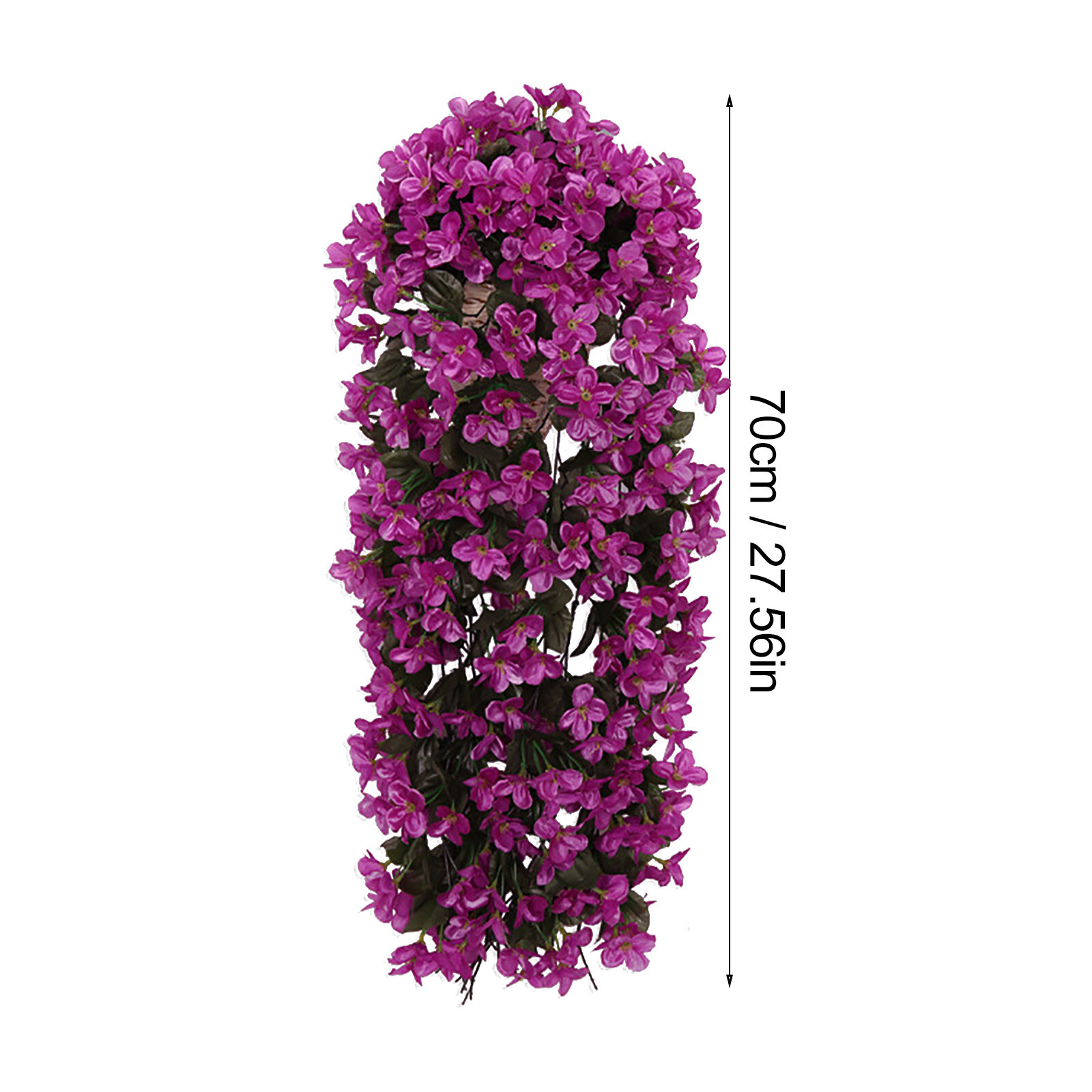 Vivids Artificial Hanging Orchid Bunch Hanging Flowers Artificial Violet Flower