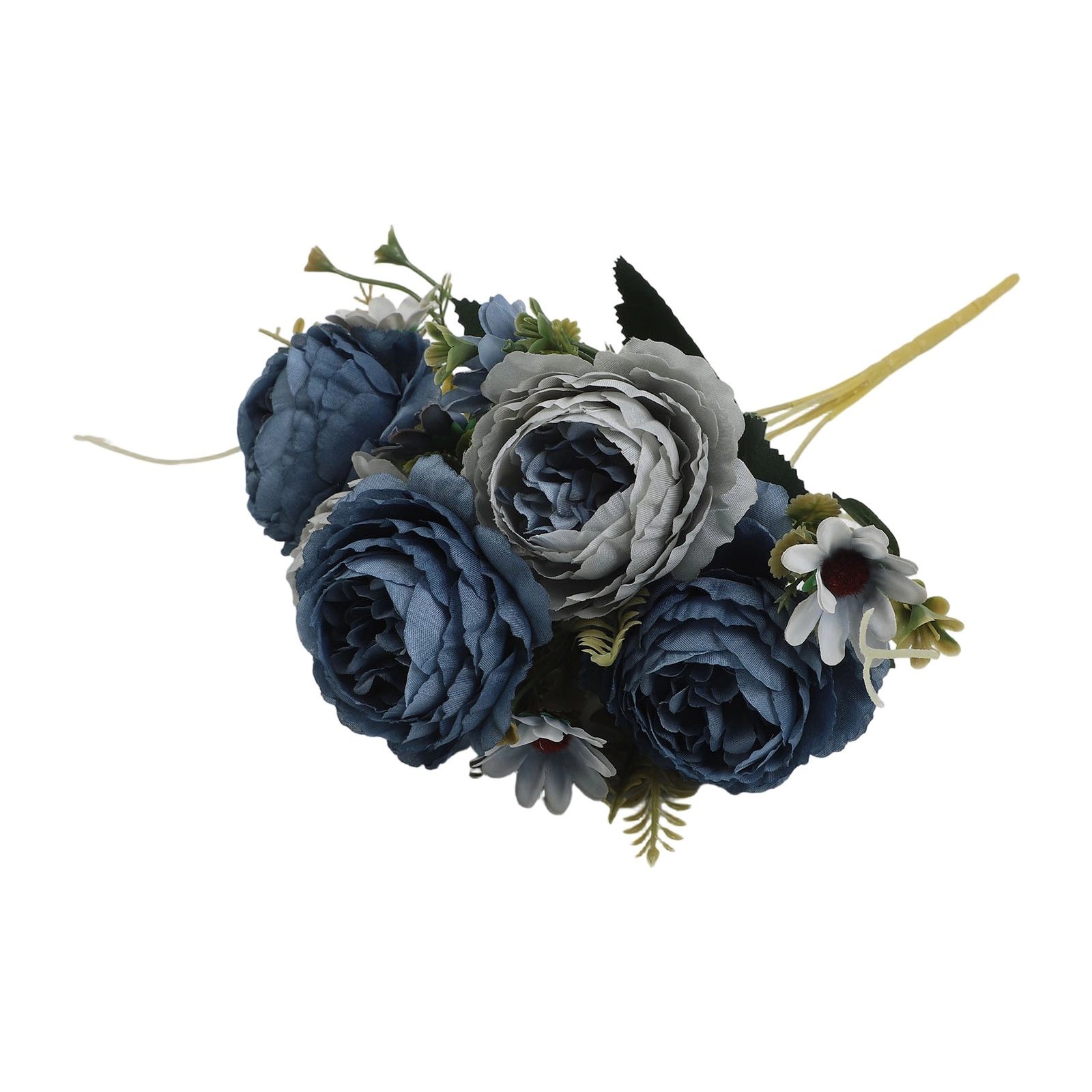 Elegant Faux Floral Bouquet Peony Rose Arrangement for Stylish Centerpieces