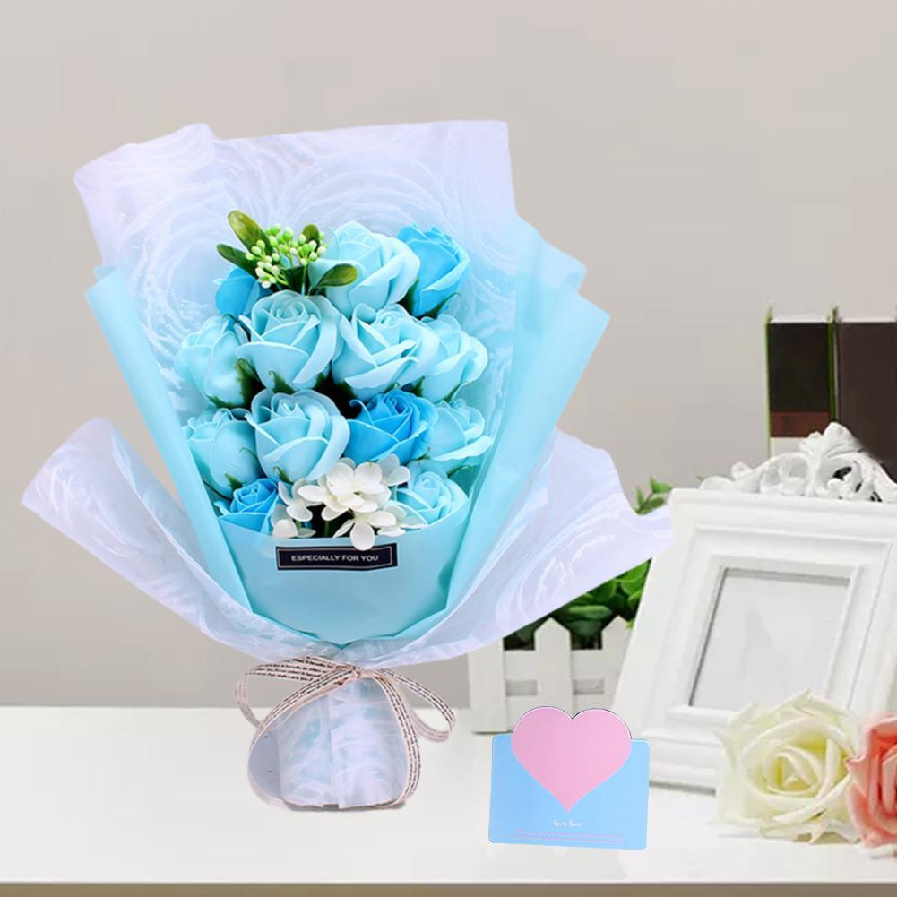Soap Bouquet Realistic Floral Soap Flower Gift Bouquet Valentine’s Day