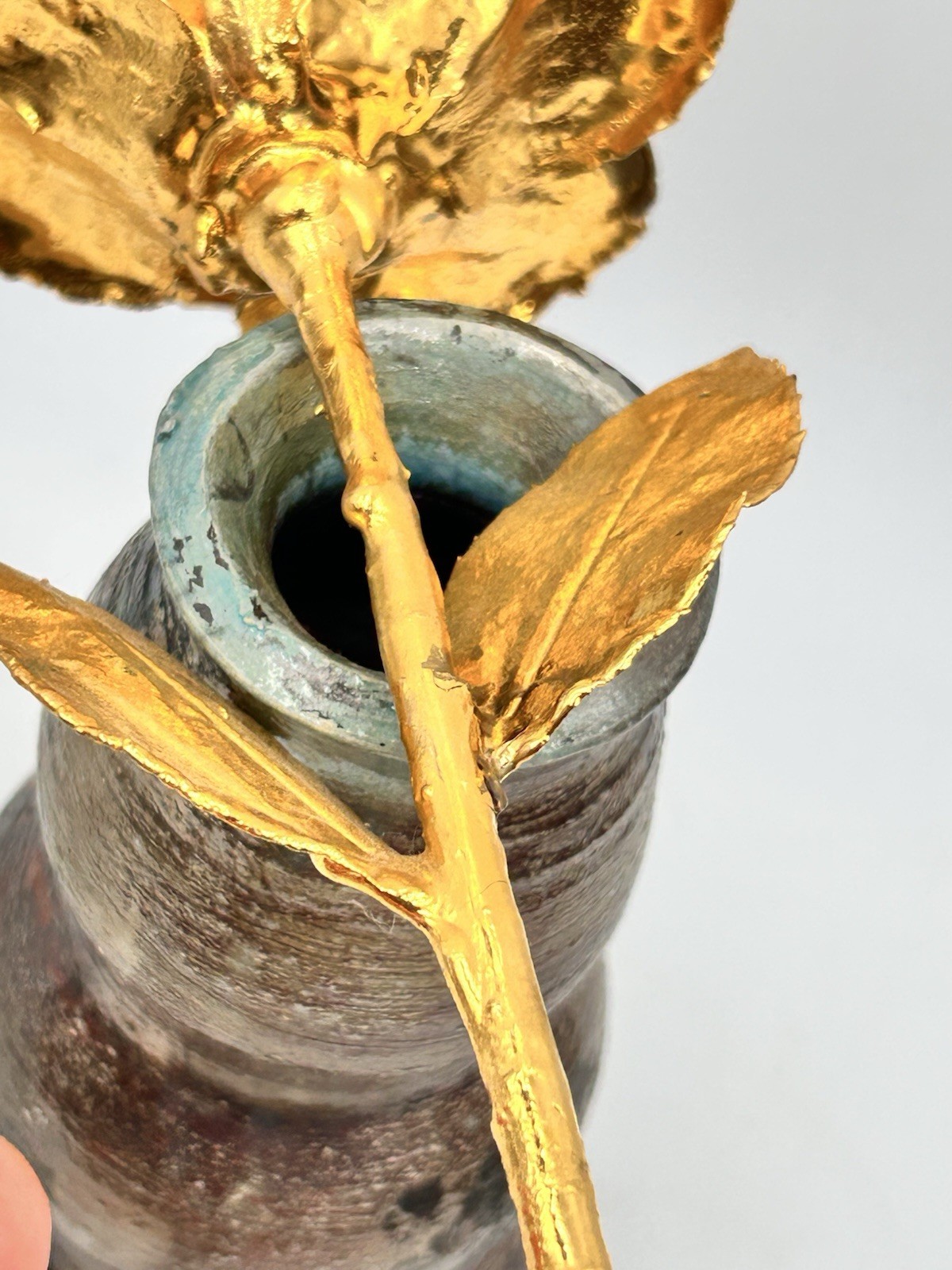 Living Gold 24K Gold Heavy Dipped Long Stem Rose