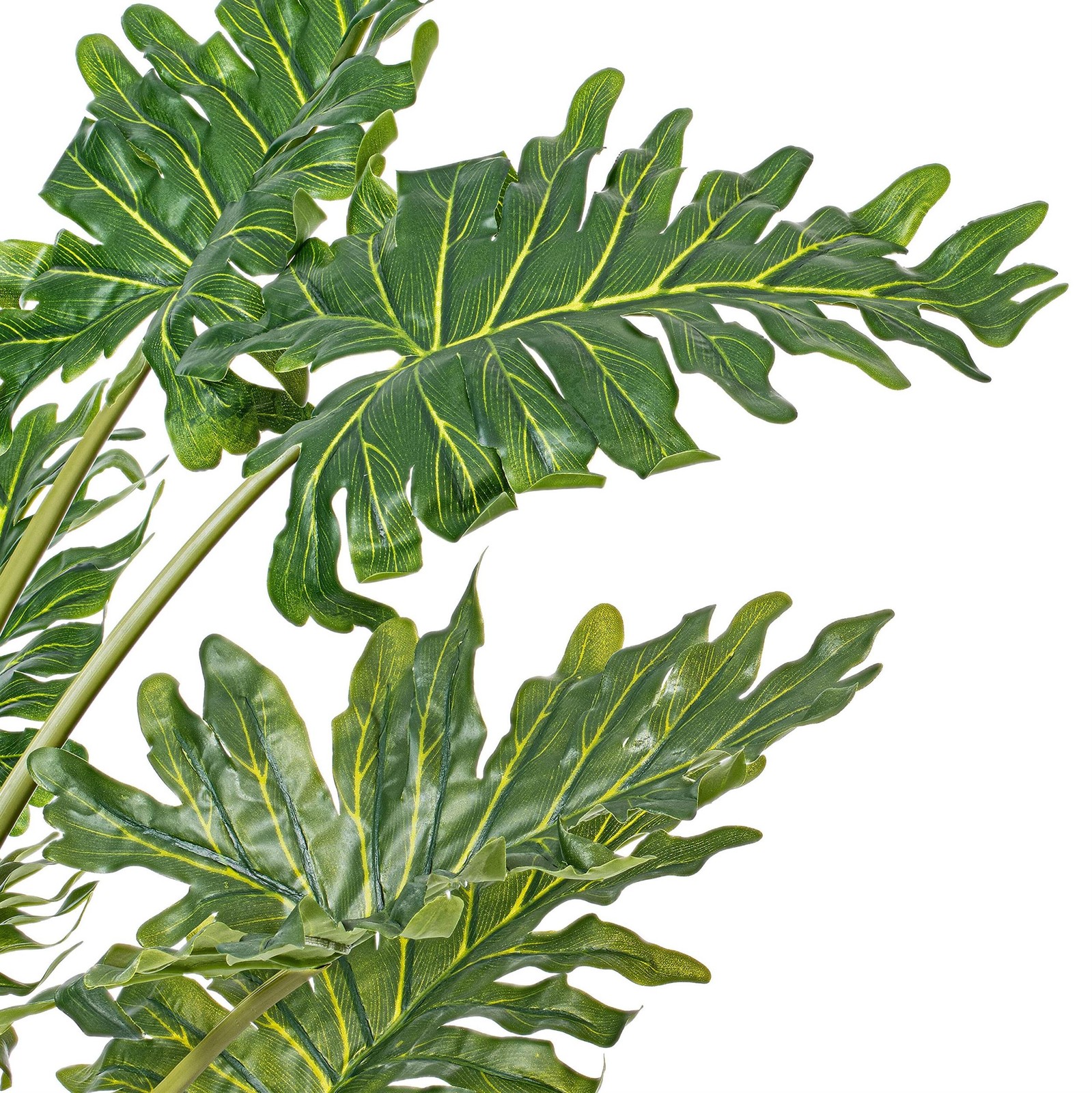 Vickerman 38″ Artificial Potted Grand Philodendron Bush.