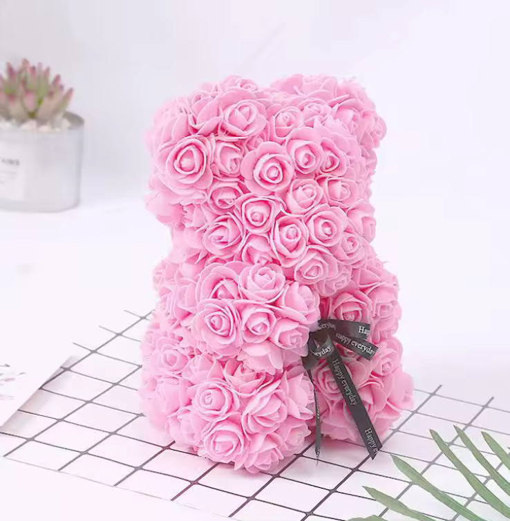 25cm Rose Teddy Bear Gift Box – Romantic Valentine’s Day Present for Her, Annive