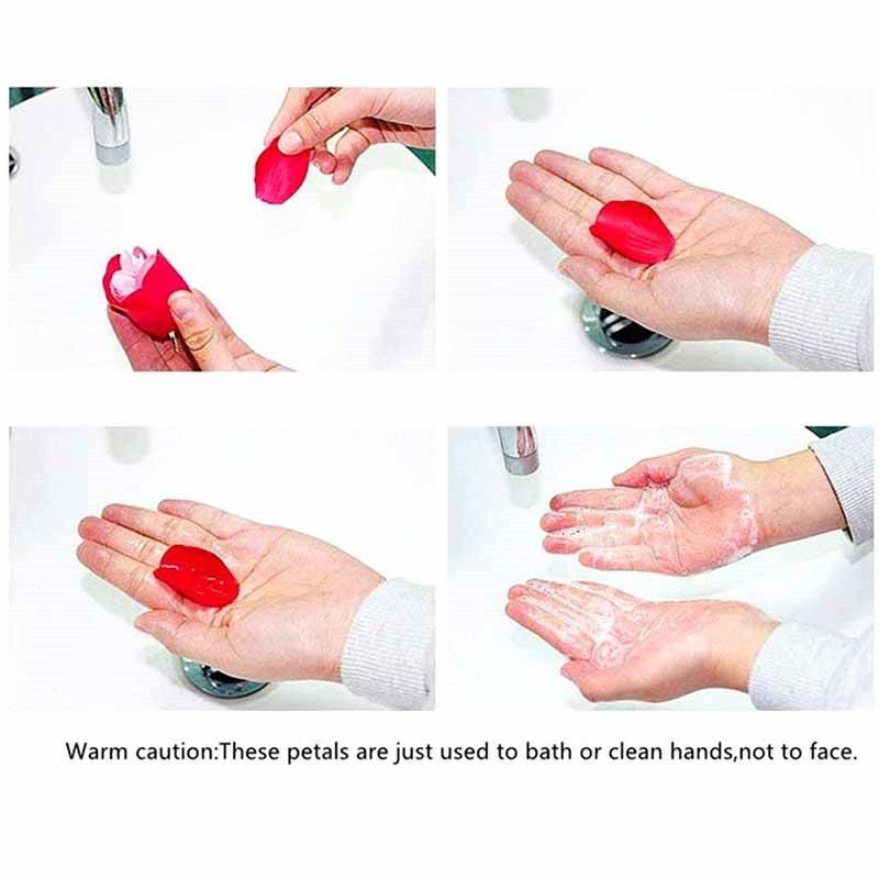 Pack of 20 Large Soap Flowers Colorful Artificial Flower Soap Women’s