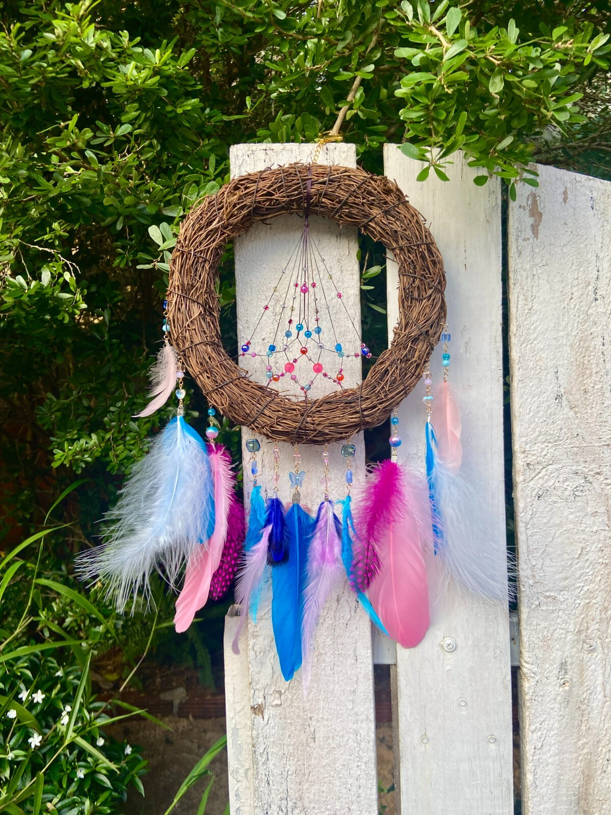 Large bird’s nest dream catcher, Unique dream catcher, Mystical Bird Nest Dream
