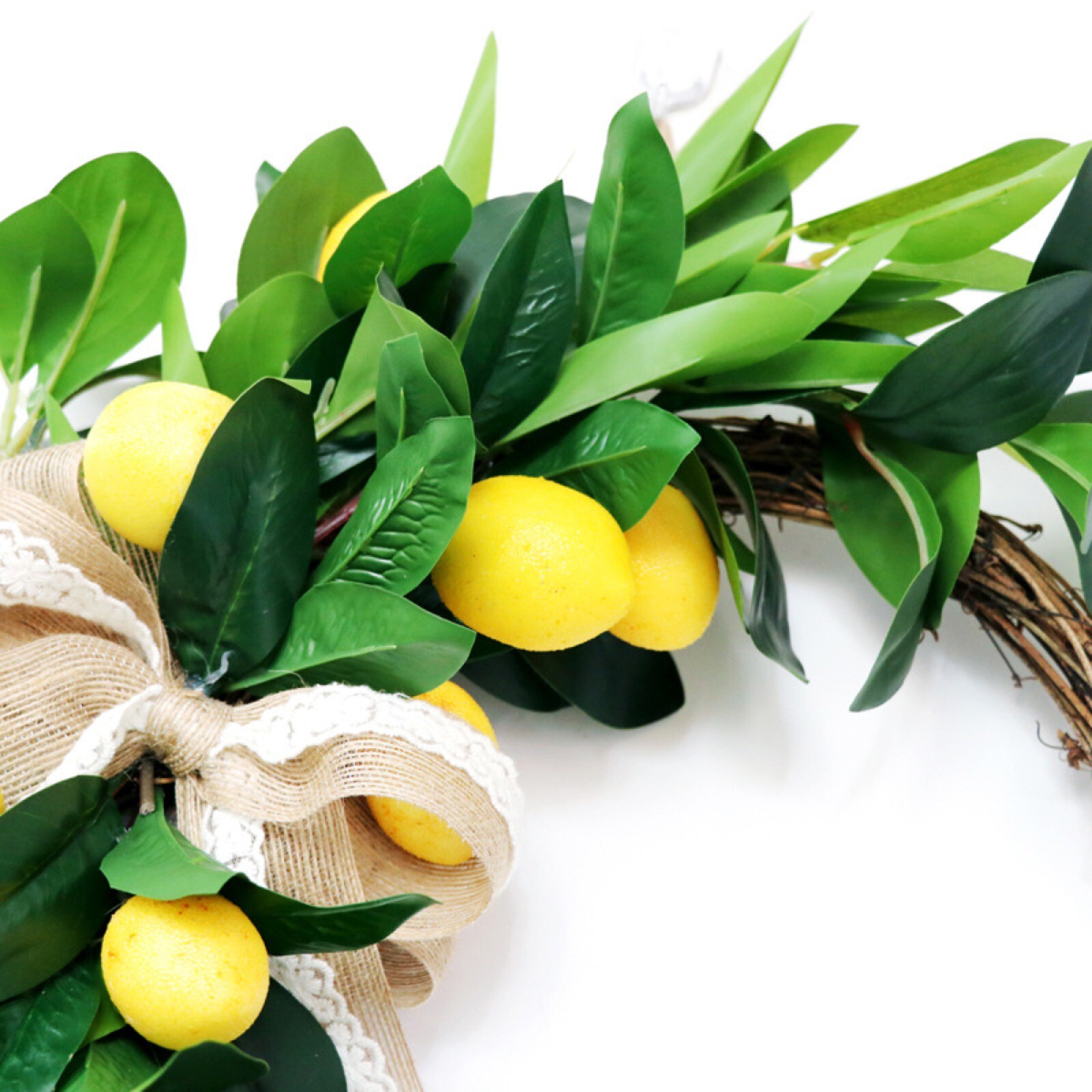 Lemon Wreath Green/Yellow