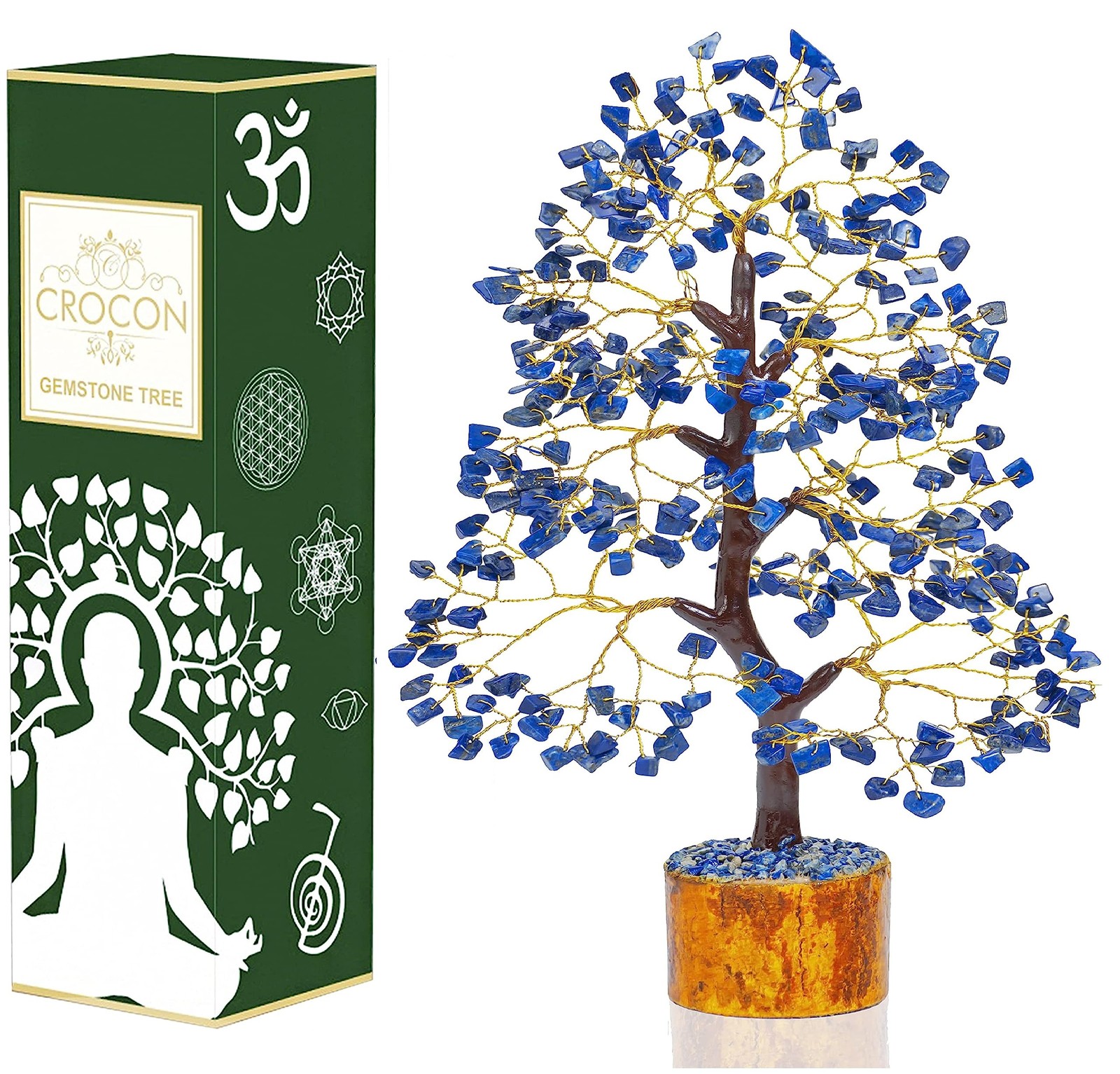 Lapis Lazuli Crystals and Healing Stones Tree, Birthday Gifts for Women, Gifts