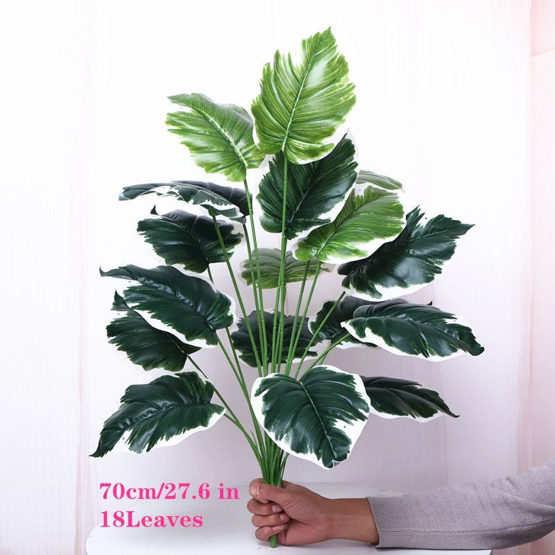 70cm Artificial Monstera Palm Tree Fake Foliage – Home Living Room Office Decor