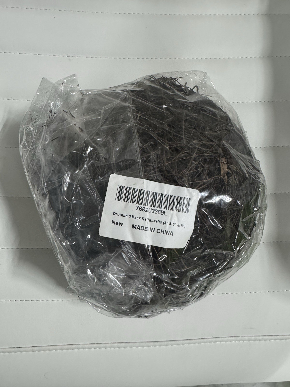 Oruuum 3 Pack Rattan Bird Nests 4″ (10cm), 6″ (15cm), and 8″ (20cm).