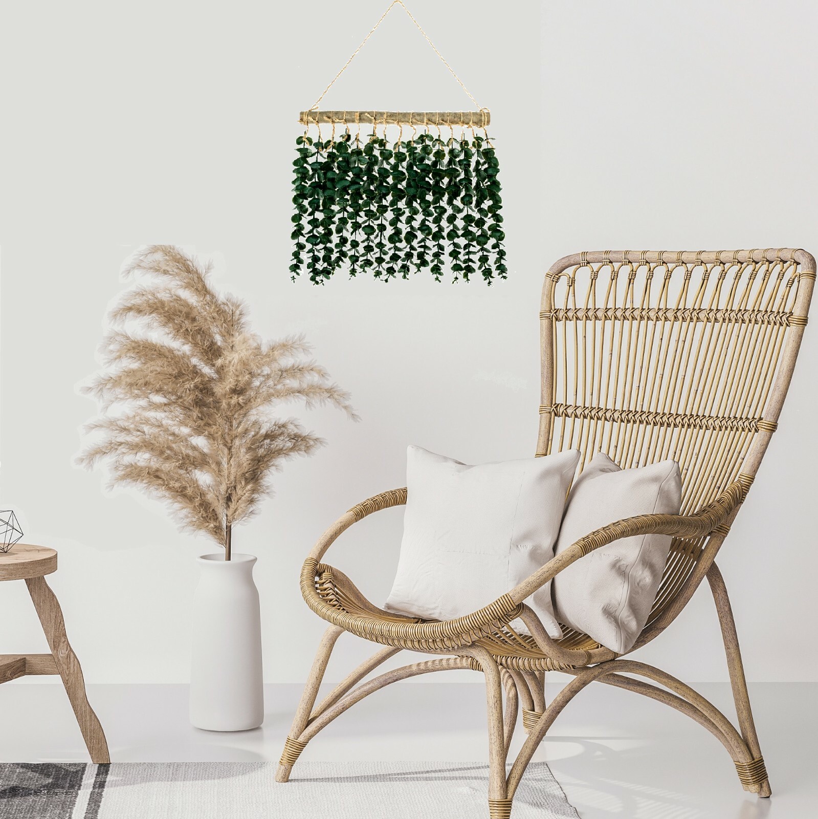 Artificial Eucalyptus Wall Hanging Decoration