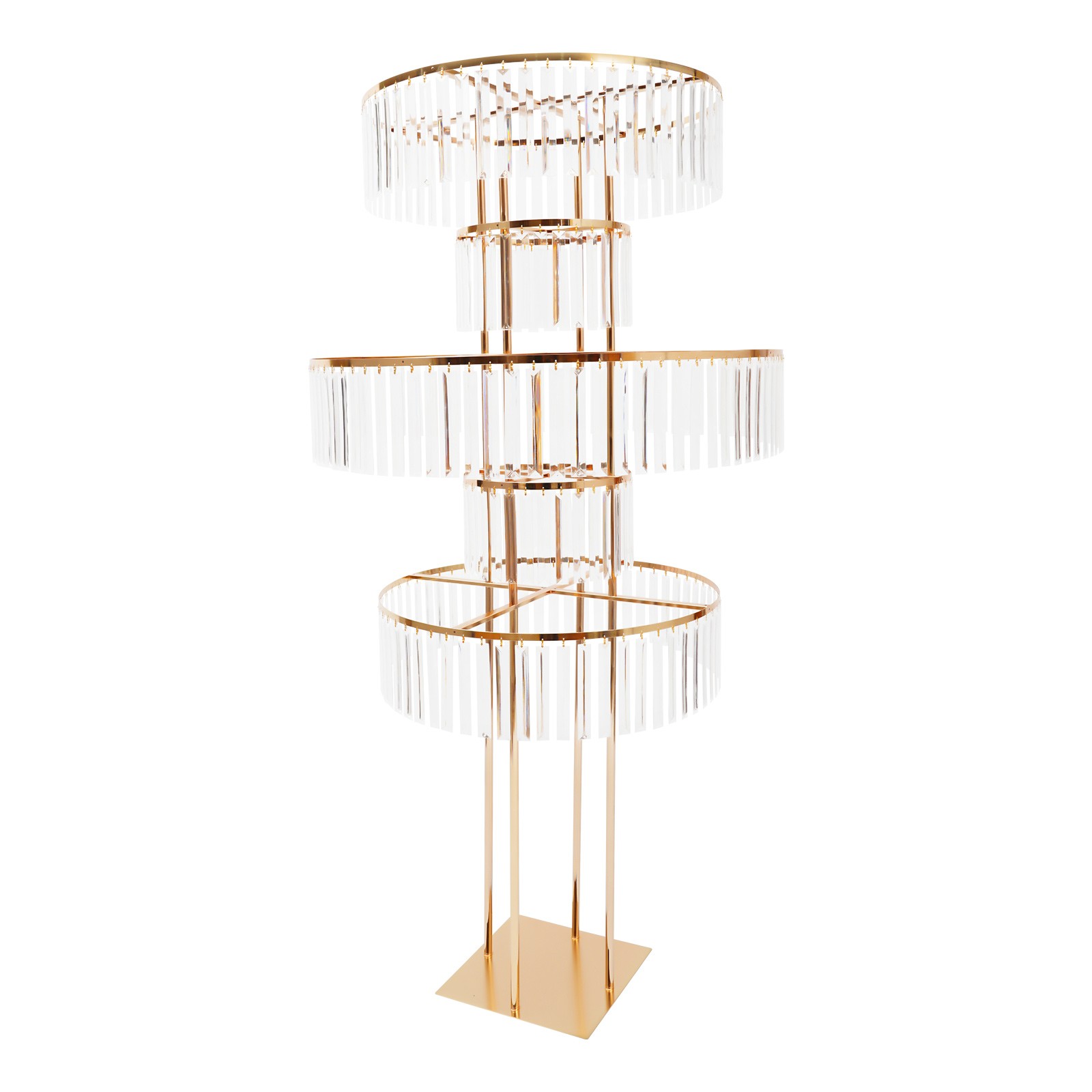 Metal Pedestal Stand 5.09ft Height Wedding Flower Stand Wedding Pedestal Stand