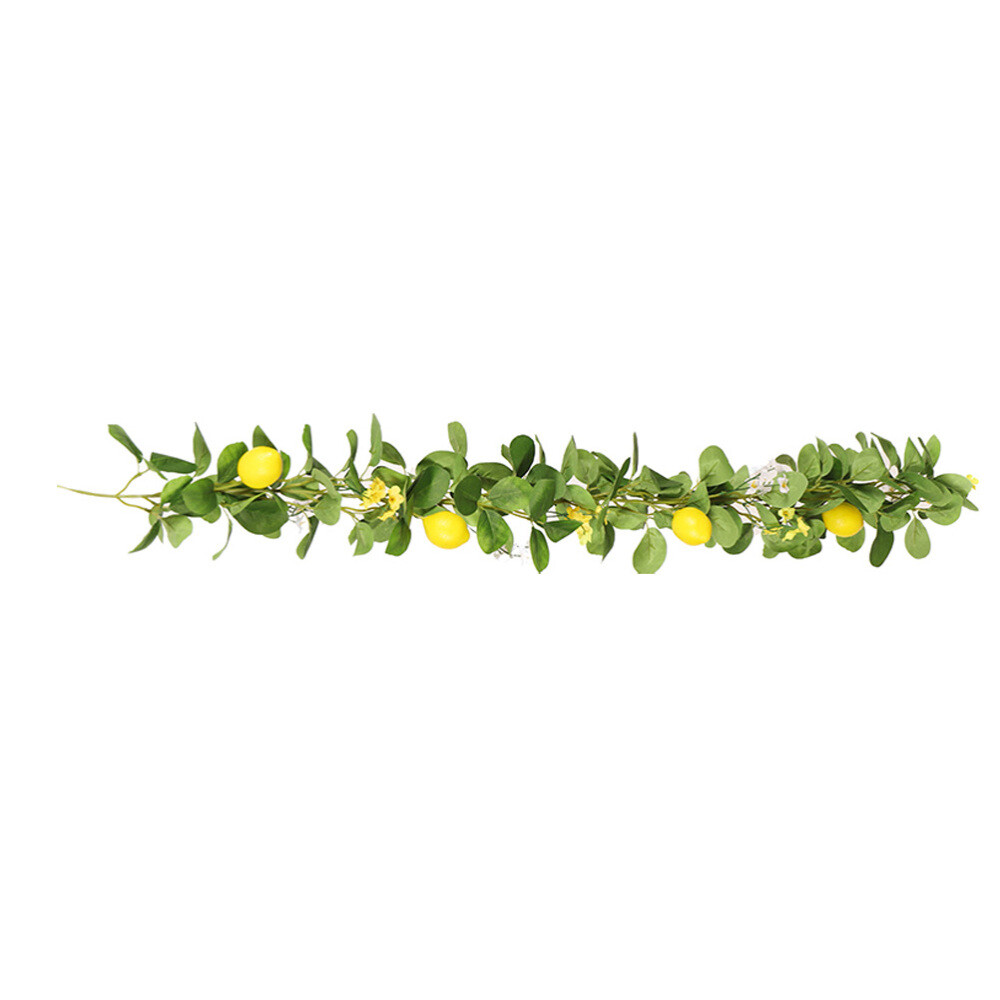 Artificial Lemon Rattan Decor Hanging Lemon Vine Decor Household Hanging