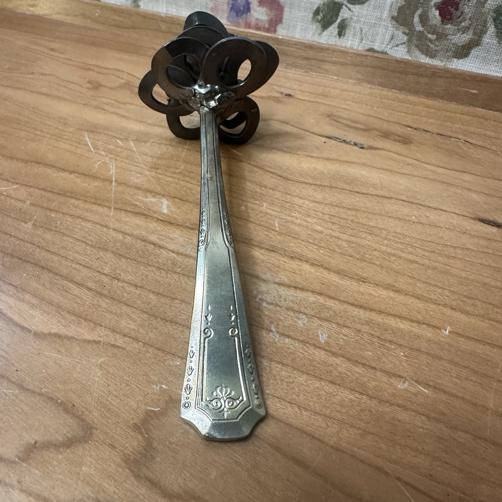 Handmade Silver Steel Metal Rose Metal Flower Welded
