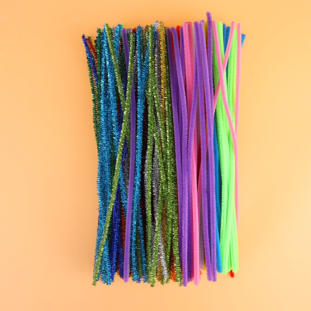 200Pcs Assorted Color Durable Twist Bars Stick Toy for Kids DIY Crafts