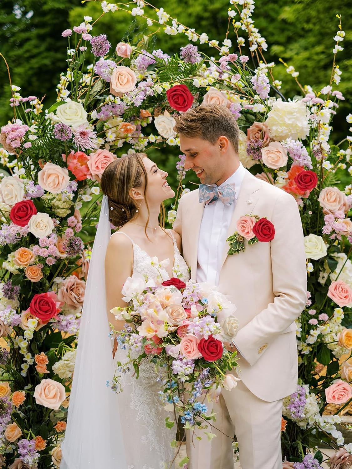 Artificial Roses for DIY Wedding Bouquet