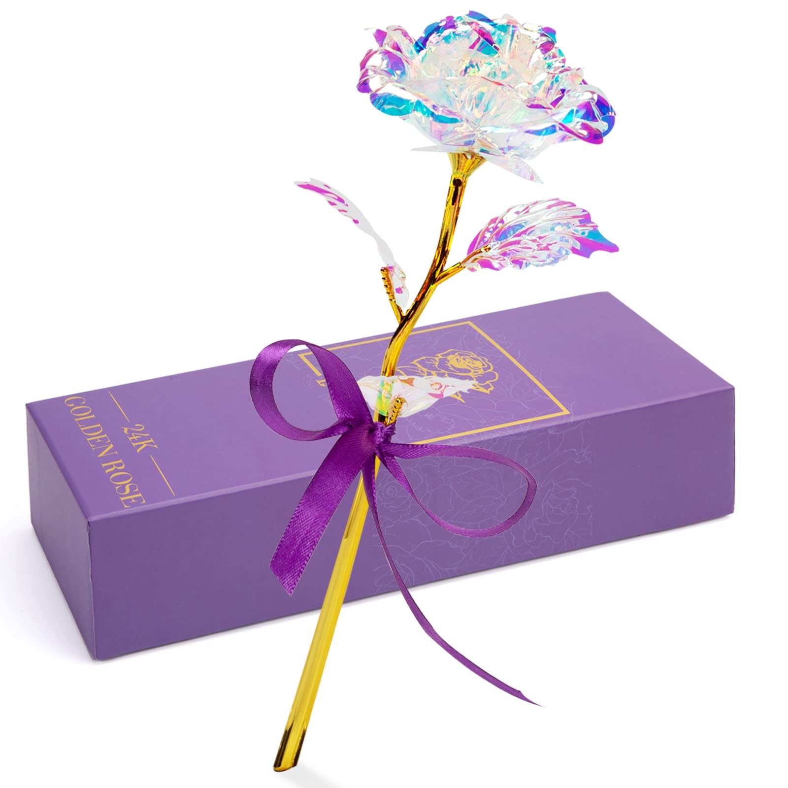 Artificial Galaxy Rose Flower Gifts for Mom /Daughter/ Girl Friend-Romantic gift