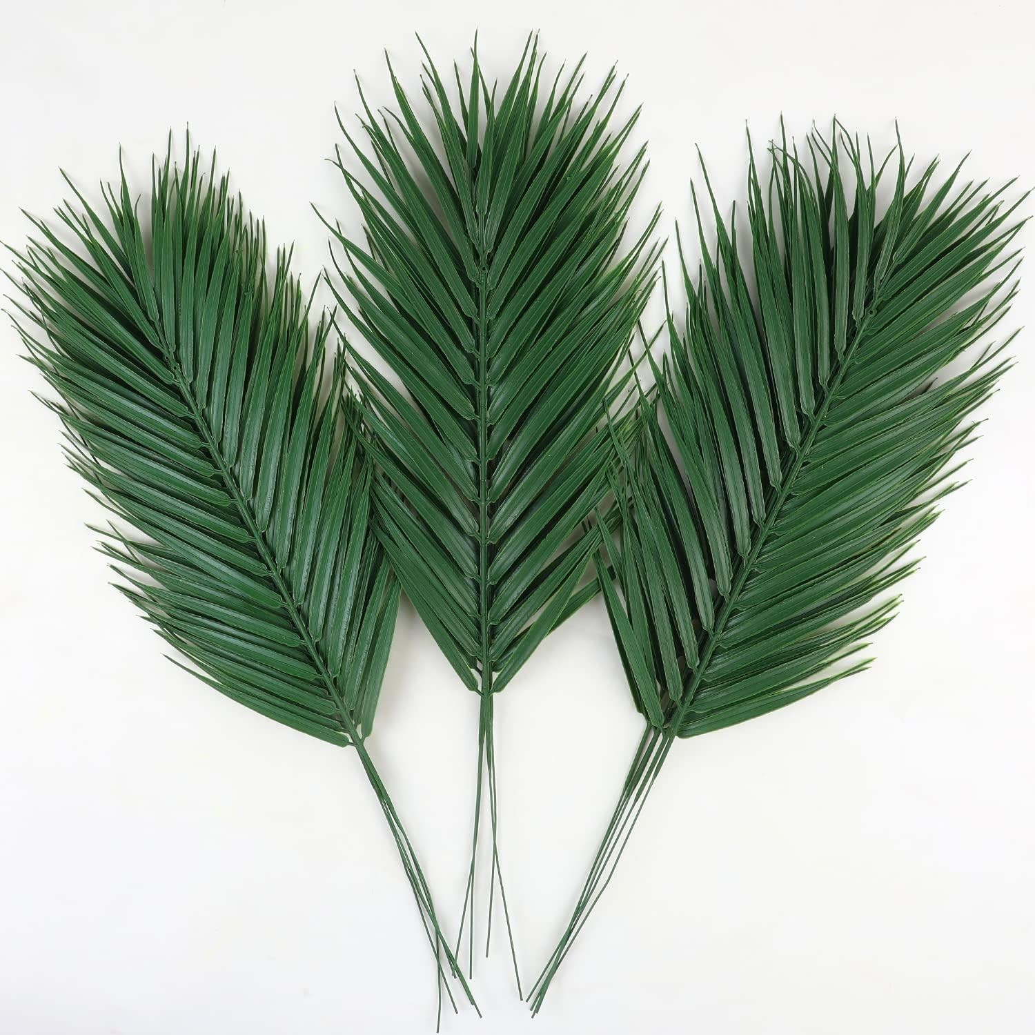 Adjustable 16 PCS Palm Leaves – Perfect for Hawaiian Luau & Beach Theme Decor