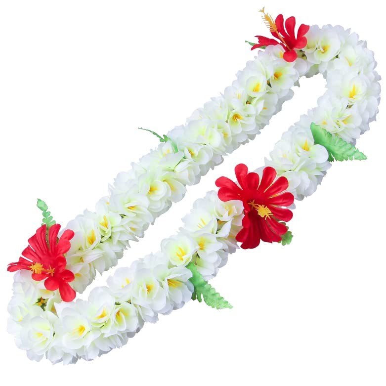 1PCS Luxury Necklaces Hawaiian Leis Graduation Tropical Flower Lei Luau Wreat…