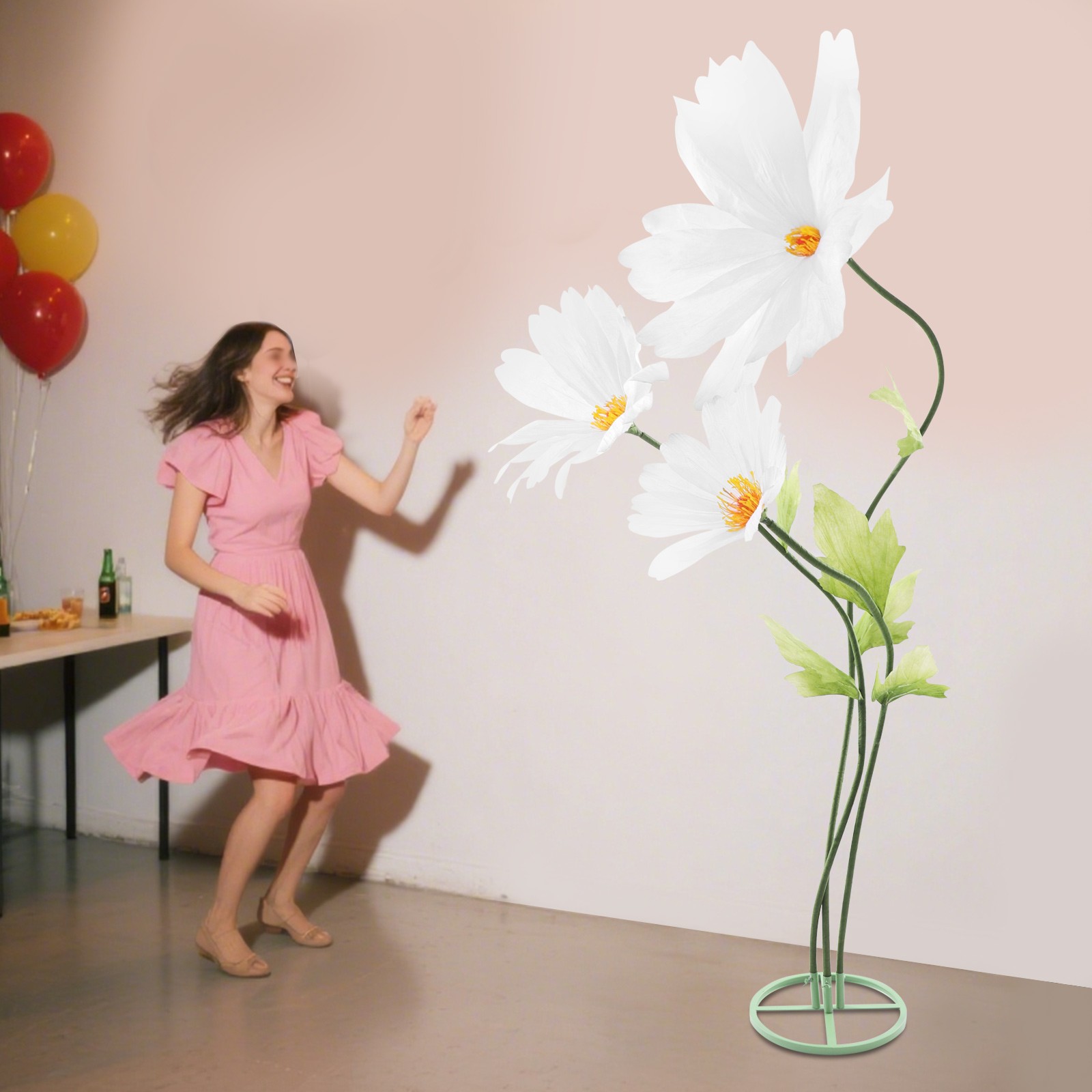 Giant Artificial Paper Flowers for Wedding Decoration Large Artificial Flower