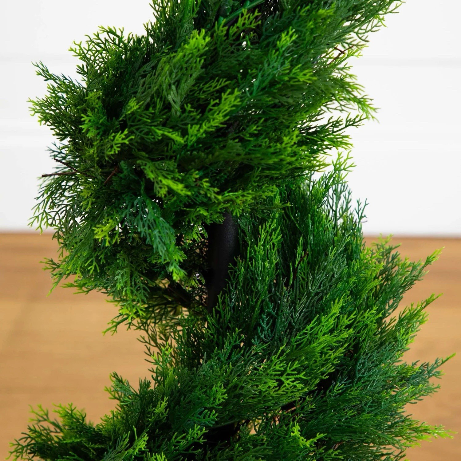4’ Cedar Topiary Artificial Cypress Spiral Tree UV Indoor/Outdoor. Retail $178