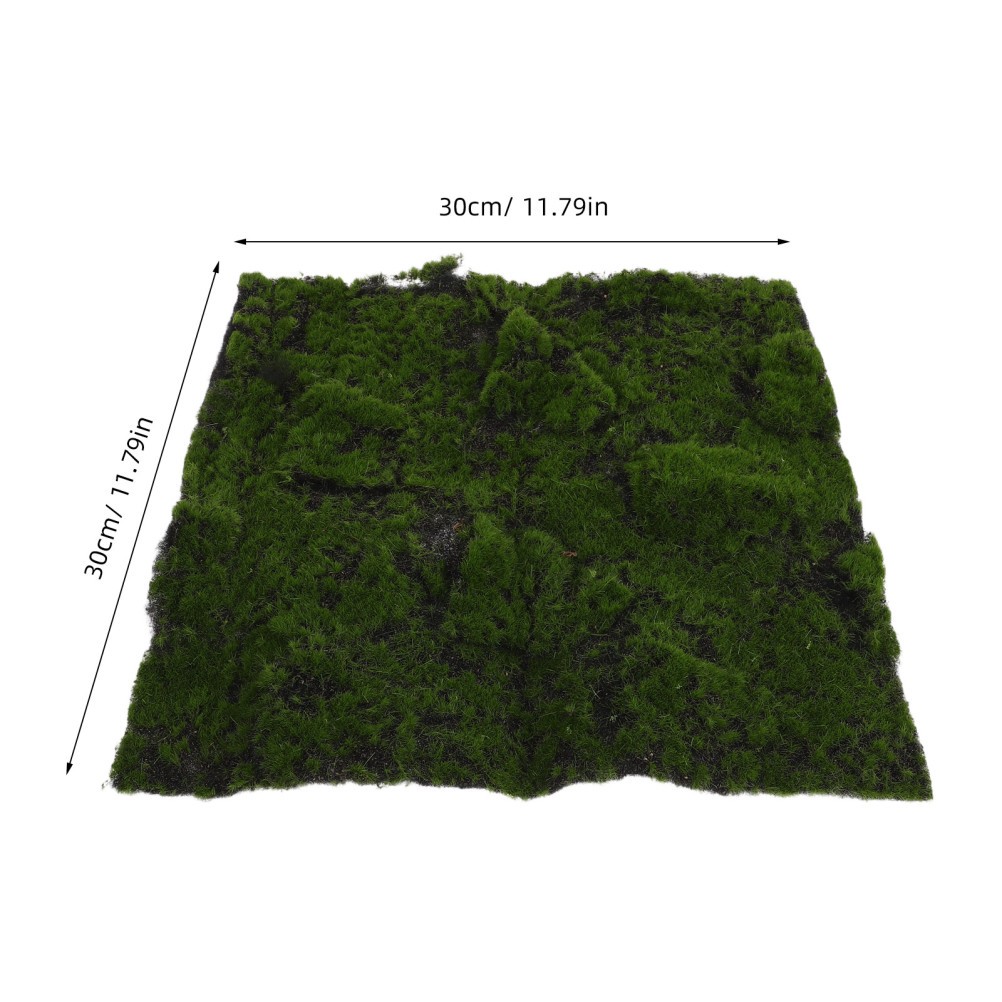 1 Pack Reusable Artificial Moss Carpet Green Faux Plant Filler for Decoration