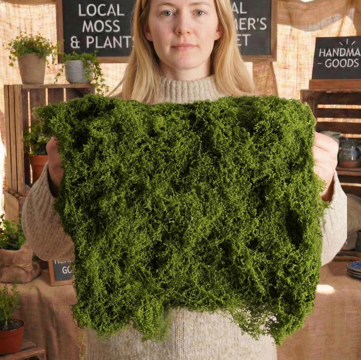 Fake Moss Mat Artificial Moss Table Runner for Wedding Decor Table Centerpieces