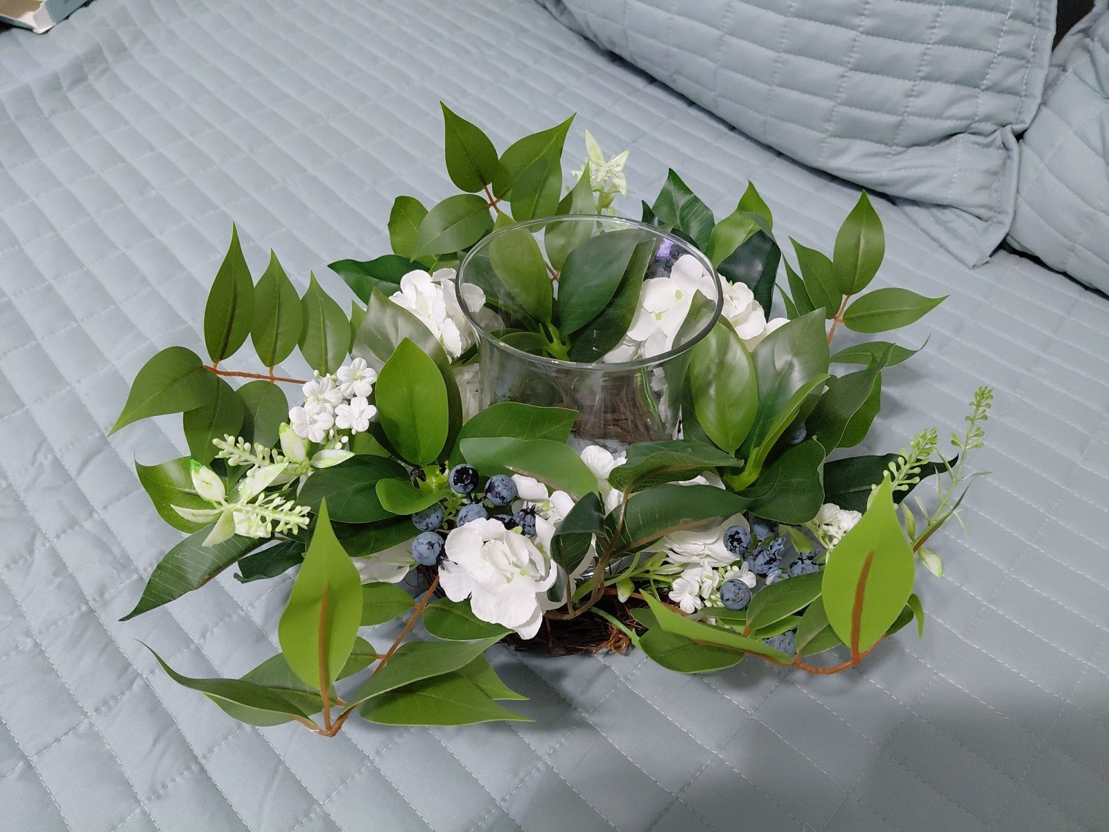 Floral Arrangement Centerpiece Dining Room Indoor Outdoor Home Decor All Season