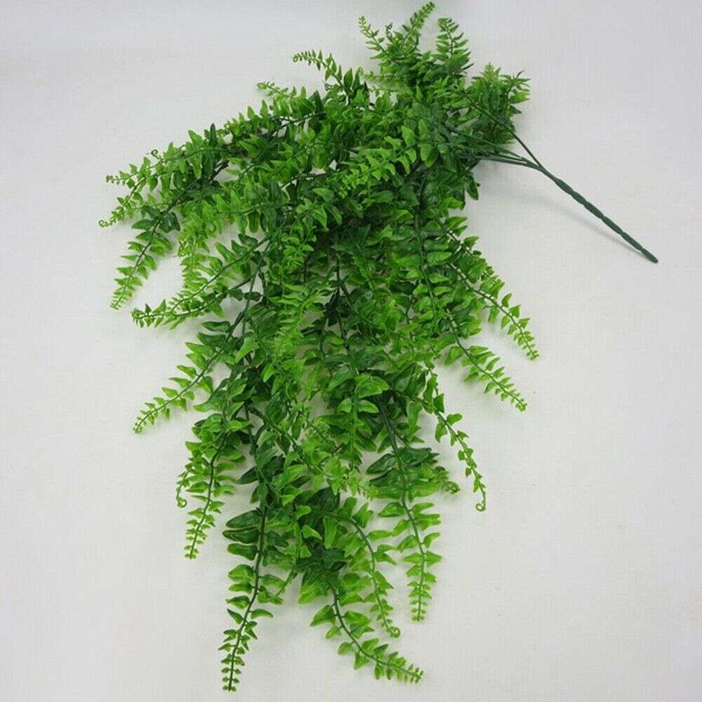1-4Pcs Artificial Plants Vines Boston Fern Persian Rattan Greenery Ferns Ivy Set
