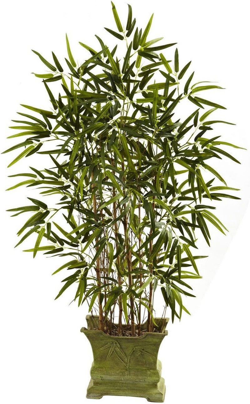 45″ Bamboo Tree in Stylish Decorative Planter – Perfect Home Accent