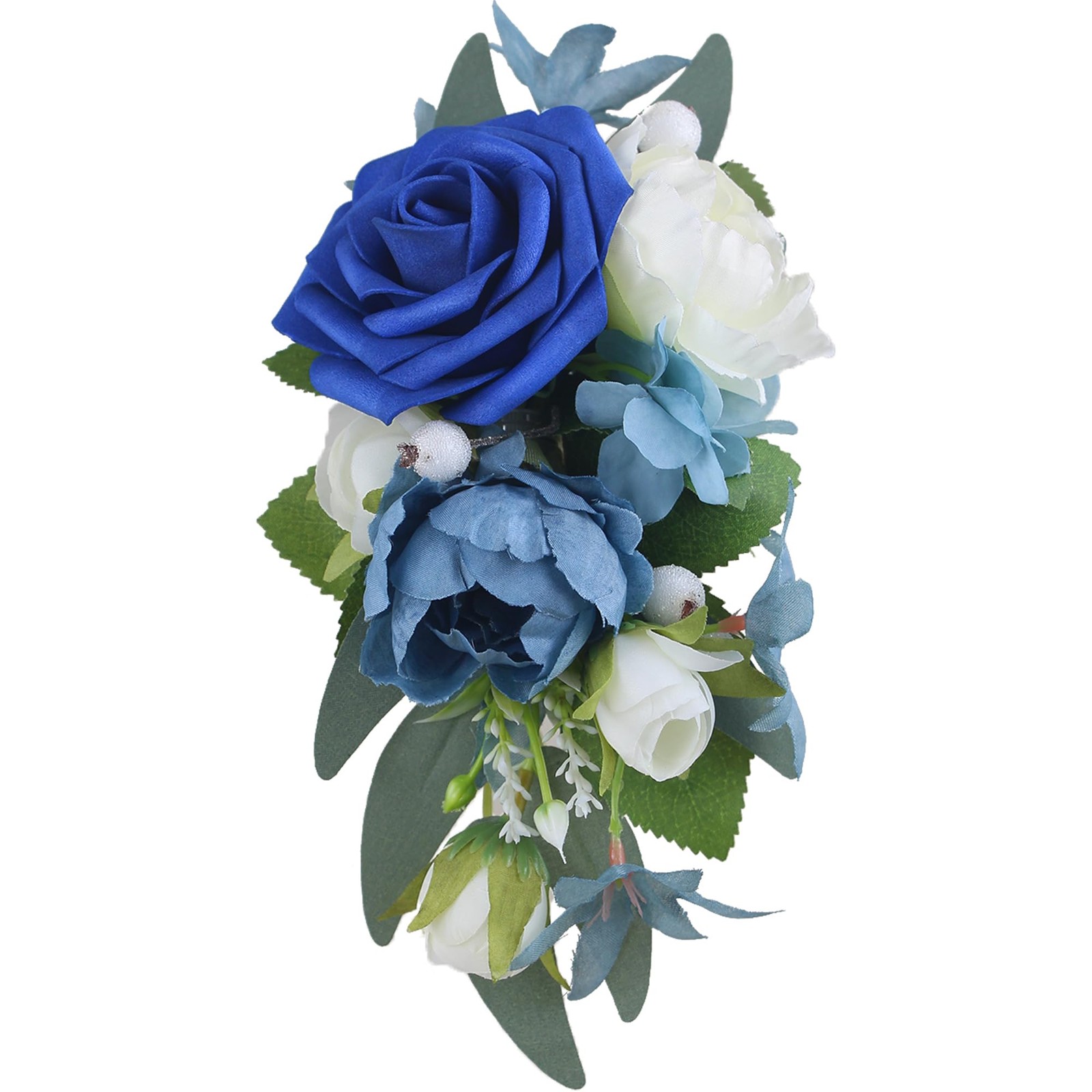 1 PCS Floral Shoulder Corsage Navy Blue Mother Of The Bride Wedding Prom