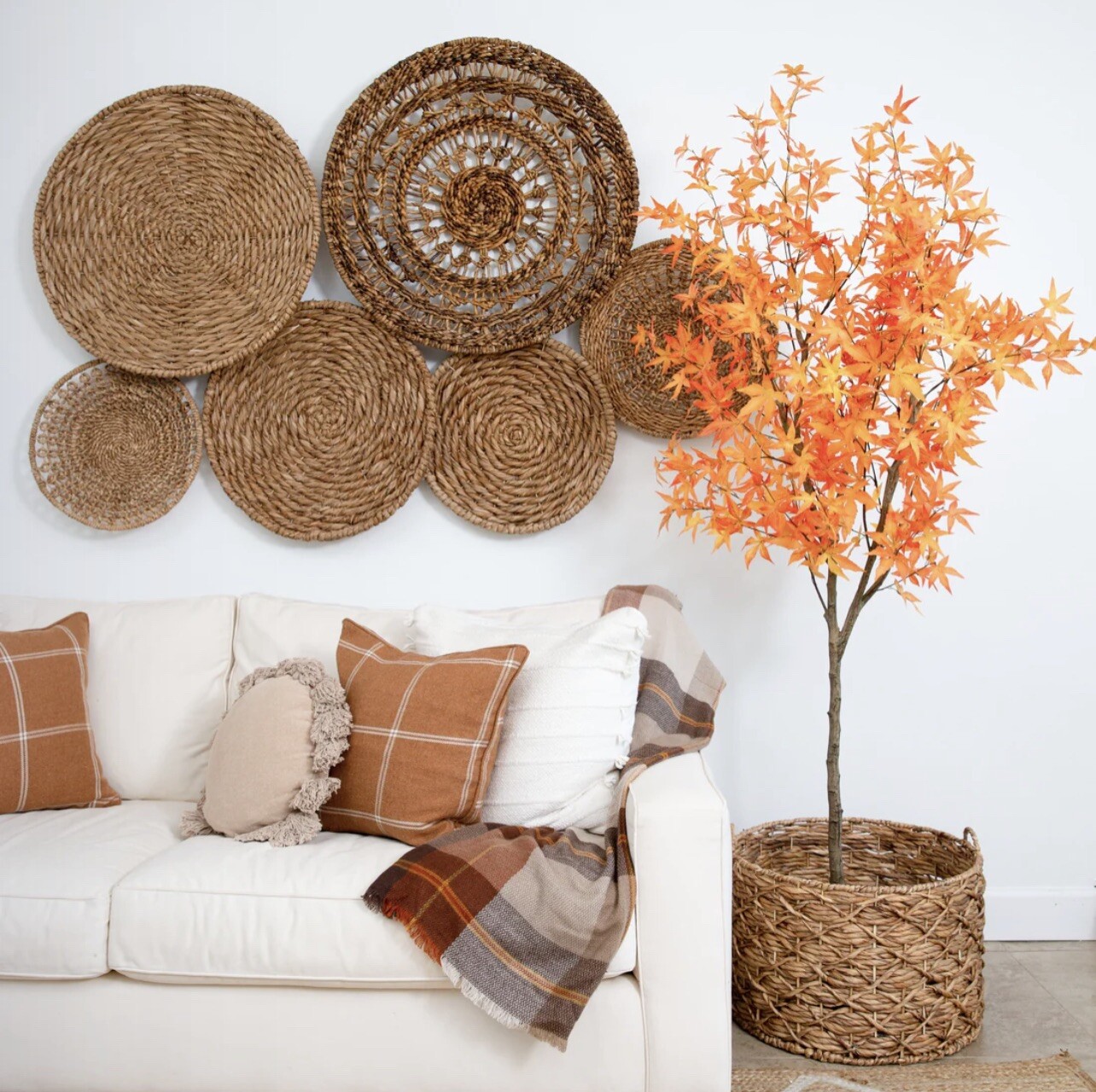 7’ Autumn Maple Fall Artificial Tree Home Office Decor. Retail $279